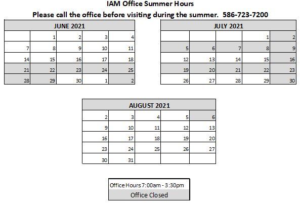 Summer Office Hours