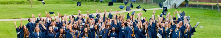 Graduation Hat Toss