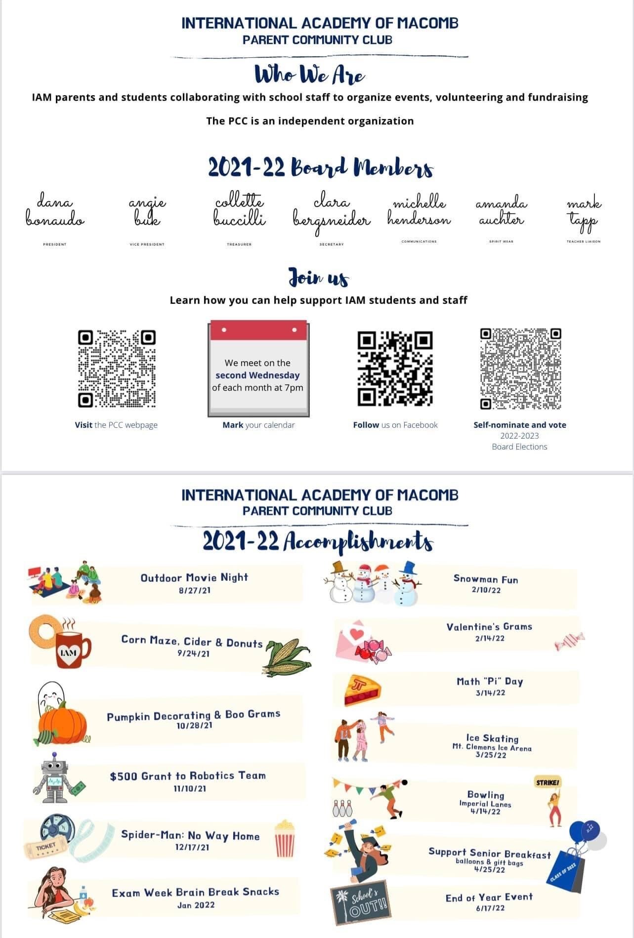 2021-2022 Events